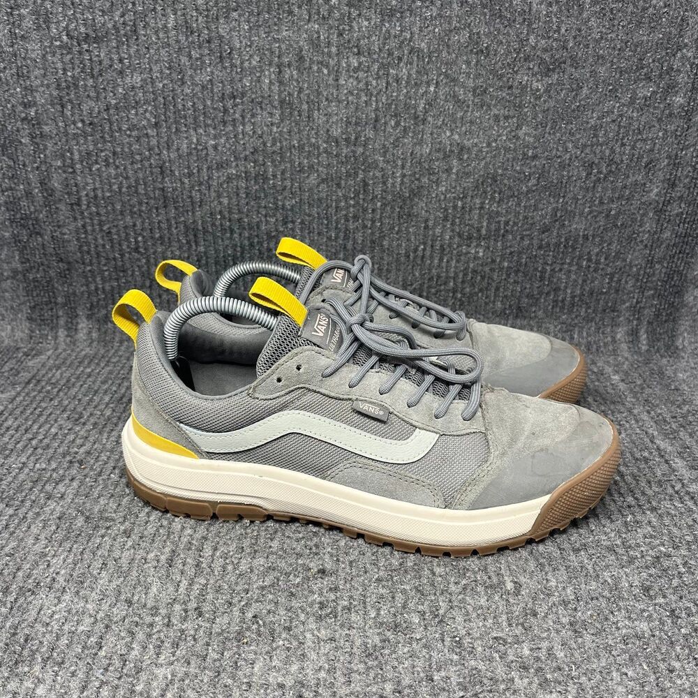 VANS UltraRange EXO WW MTE-1 Shoes Grey Yellow Suede Shoes Mens 9.5 US